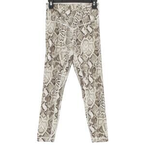Victorias Secret Womens Leggings Crossover Waist Snake Athleisure Boho Yoga 8 IF